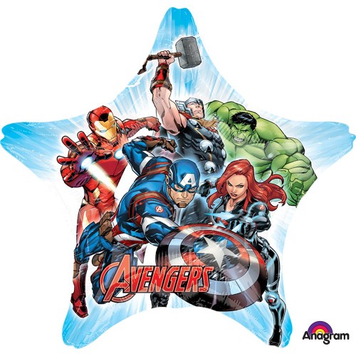 Palloncino stella Avengers per party e feste