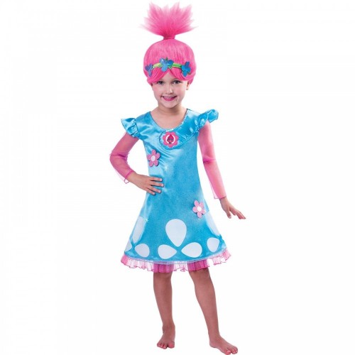 Costume Trolls principessa Poppy per bambine
