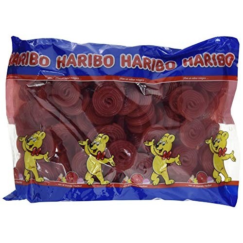 Caramelle gommose Rotelle rosse Haribo
