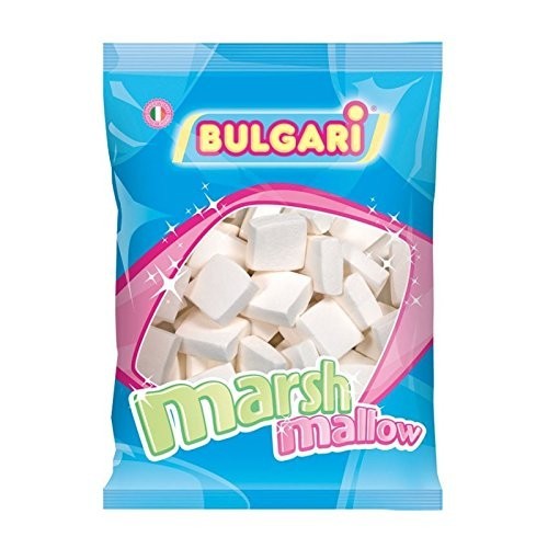 Quadratini di marshmallow bianchi - Bulgari da 1kg