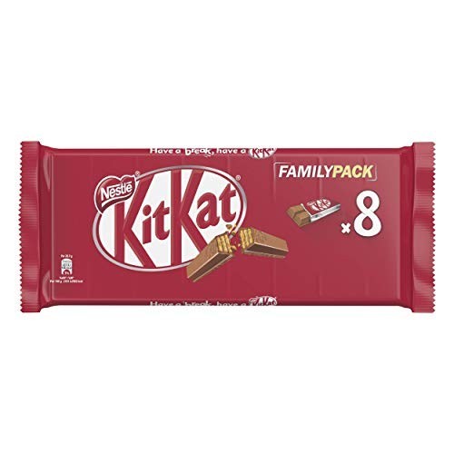 8 KitKat Nestlé, Wafer al cioccolato al latte