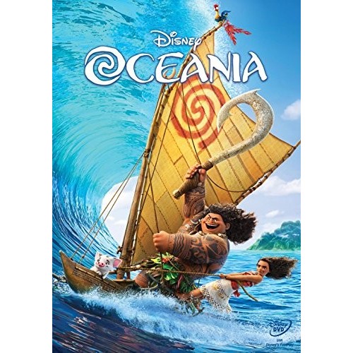 Film Oceania Disney in DVD e Blue Ray (2017)