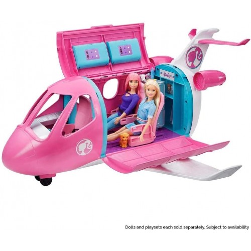 Modellino Aereo playset Barbie con accessori - Mattel