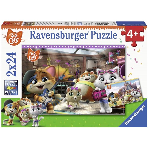 Set 2 Puzzle 44 Gatti Puzzle da 24pz - Ravensburger