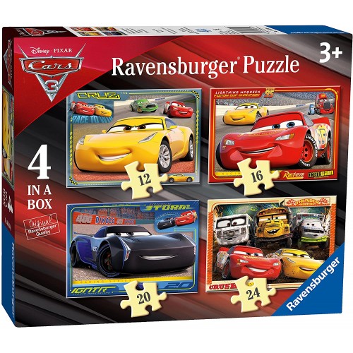Set 4 Puzzle di Cars 3 Disney - Ravensburger