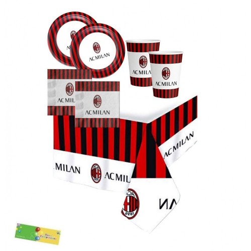 Kit compleanno A.C Milan per 16