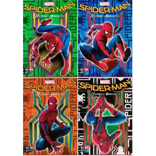 Set da 5 Quadernoni Maxi A4 Seven - Spiderman Homecoming
