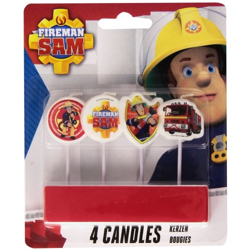 4 Candeline Sam Il Pompiere