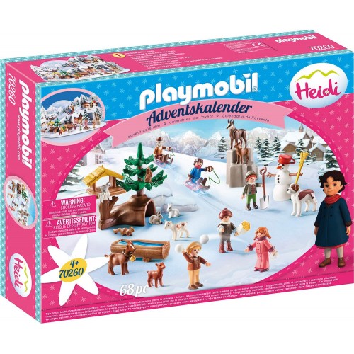 Calendario dell'avvento di Heidi Playmobil, con 24 sorprese