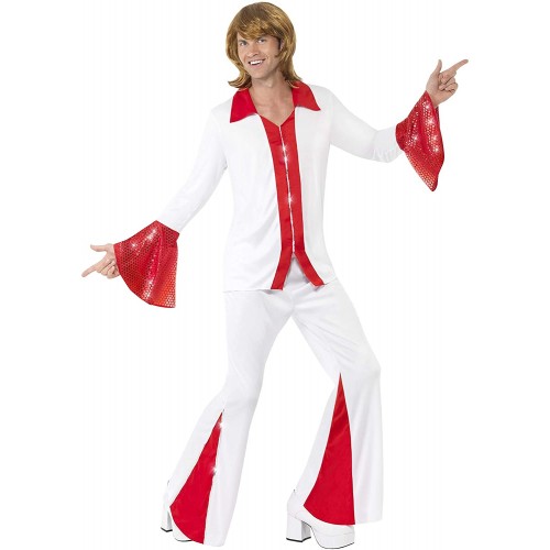 Costume da ballo Anni 70, stile Elvis, Super Trooper