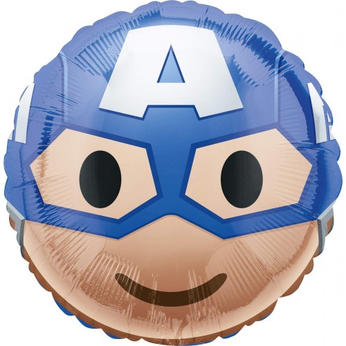 Pallone Foil Capitan America Emoji