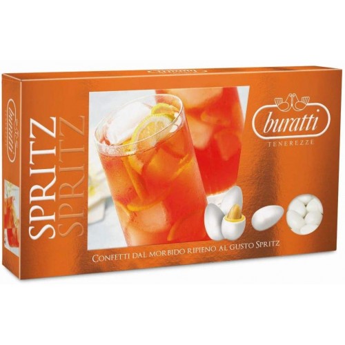 Confetti gusto Spritz - Buratti, con mandorla, da 1 kg