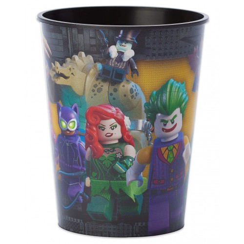 Bicchiere in pvc Batman Lego DC Comics