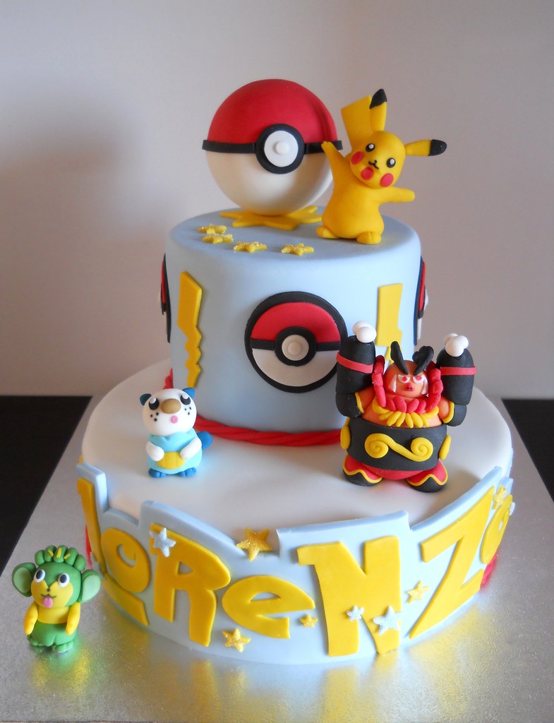 Torta compleanno Pokemon - Fate di Zucchero